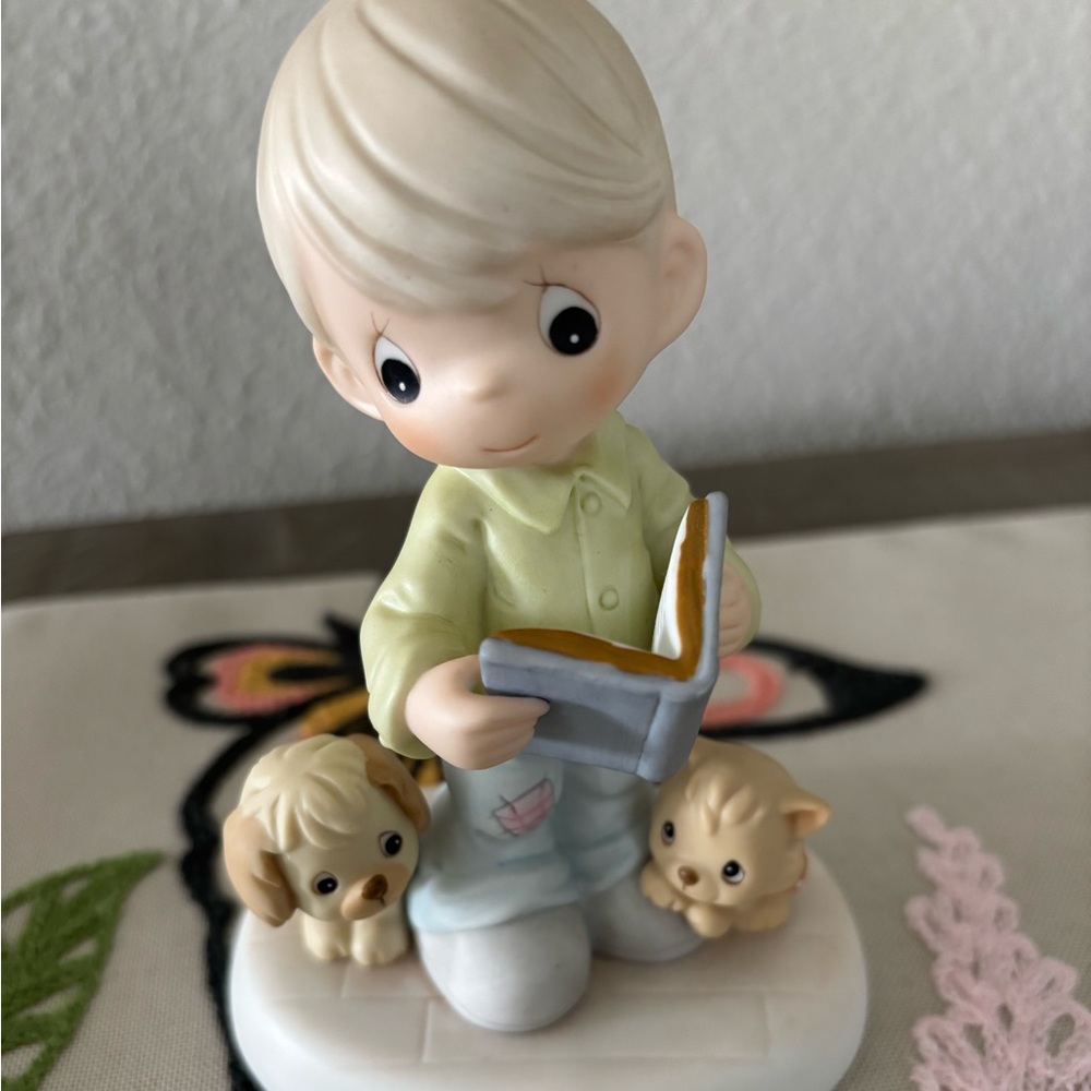 Precious Moment Boy Figure